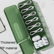 Load image into Gallery viewer, Desktop Data Cable Organizer With Lid Drawer Cord Storage Box