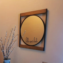 Load image into Gallery viewer, 2pcs /Set Waterproof and Oilproof Vinyl Stickers Mirror Decorative Stickers, Hello sweet cheeks, You look amazing