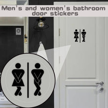 Load image into Gallery viewer, Men Women Sanitary Door Sticker Matte Material Waterproof Oilproof PVC Sticker