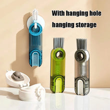 Load image into Gallery viewer, 3 In 1 U Shaped Cup Lid Cleaning Brush Water Bottle Cover Groove Cleaner