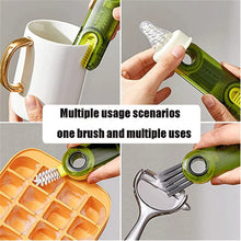 Load image into Gallery viewer, 3 In 1 U Shaped Cup Lid Cleaning Brush Water Bottle Cover Groove Cleaner