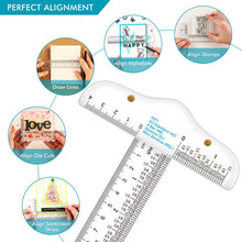 Load image into Gallery viewer, Plastic T-Square Ruler Learning Stationery Ruler