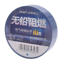 Load image into Gallery viewer, CHINT Electrical Tape Waterproof PVC Wire Insulation Tapes, 10m Blue, 10m Black, 10m White, 20m Blue, 20m Black, 20m White
