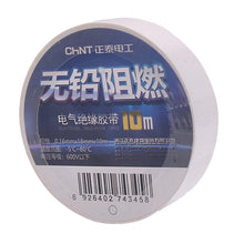 Load image into Gallery viewer, CHINT Electrical Tape Waterproof PVC Wire Insulation Tapes, 10m Blue, 10m Black, 10m White, 20m Blue, 20m Black, 20m White