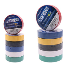 Load image into Gallery viewer, CHINT Electrical Tape Waterproof PVC Wire Insulation Tapes, 10m Blue, 10m Black, 10m White, 20m Blue, 20m Black, 20m White