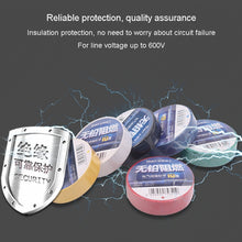 Load image into Gallery viewer, CHINT Electrical Tape Waterproof PVC Wire Insulation Tapes, 10m Blue, 10m Black, 10m White, 20m Blue, 20m Black, 20m White