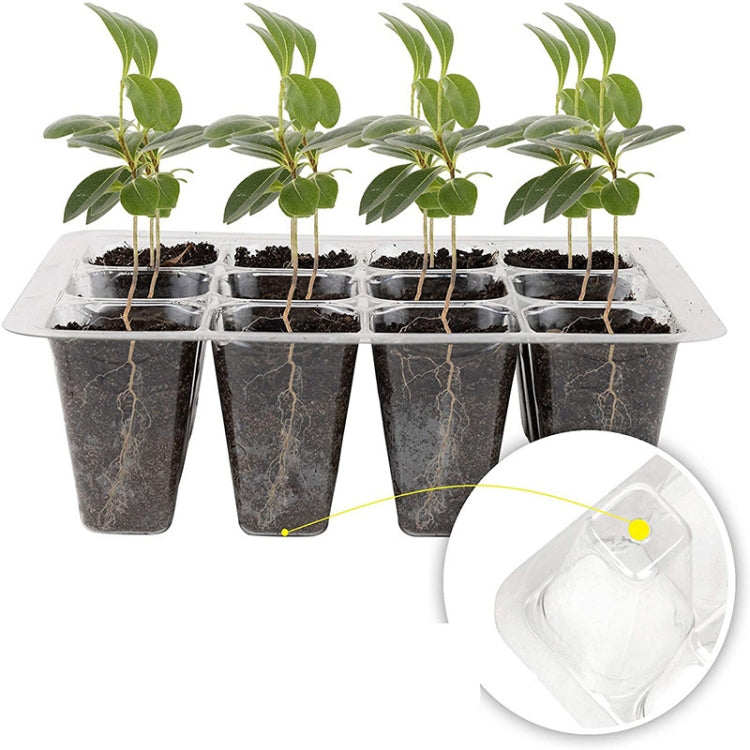 1pcs/set 12-hole Thickened Adjustable Breathable Cover Seedling Box, 1pcs/set 12-hole