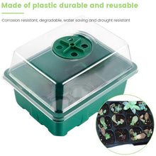 Load image into Gallery viewer, 1pcs/set 12-hole Thickened Adjustable Breathable Cover Seedling Box, 1pcs/set 12-hole