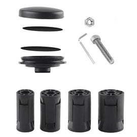 For AirTag 2nd Gen / AirTag 1st Gen Bike Hidden Mount Bicycle Front Fork Down Tube Anti-theft GPS Holder, Style 1, Style 2