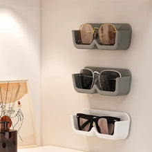 Load image into Gallery viewer, Wall-Mounted Adhesive Sunglasses Storage Shelf Eyeglasses Display Stand