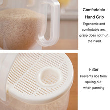 Load image into Gallery viewer, Home Kitchen Rice Washing Sieve Rice Washer Convection Plastic Rice Panner