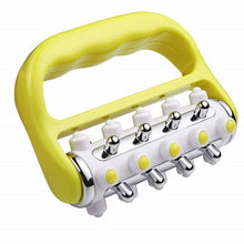 Load image into Gallery viewer, Handheld Curved Five-row Iron Column Roller Soothing Massager