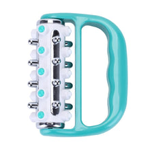 Load image into Gallery viewer, Handheld Curved Five-row Iron Column Roller Soothing Massager