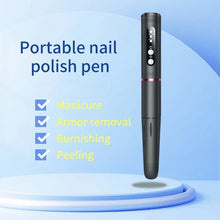 Load image into Gallery viewer, HX-08 USB Charging Portable Manicure Remover and Polisher Home Nail Art Tools, HX-08 (Grey)