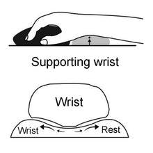 Load image into Gallery viewer, EVA Foam Wrist Rest Mouse Pad Thickened Wrist Rest Wrist Pillow Mat