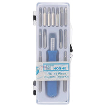 Load image into Gallery viewer, HOSHE 16 In 1 Mini Screwdriver Set Multiple Screwdriver Bits Watch Eyeglasses Repair Tool