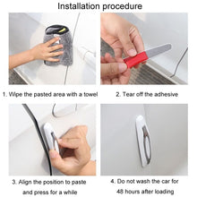 Load image into Gallery viewer, 4pcs/set Car Door Anti-collision Strips Rearview Mirror Anti-scratch Stickers