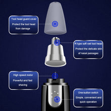 Load image into Gallery viewer, Electrical Nose Hair Trimmer Shaving Nose Hair Motorized Eyebrow Razor Nasal Cleaning Tools