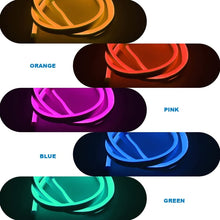 Load image into Gallery viewer, 2m 5V LED Light Strip USB Flexible Neon Silicone Soft Strips Set, USB (Pink), USB (Warm Color), USB (Blue)