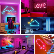 Load image into Gallery viewer, 2m 5V LED Light Strip USB Flexible Neon Silicone Soft Strips Set, USB (Pink), USB (Warm Color), USB (Blue)