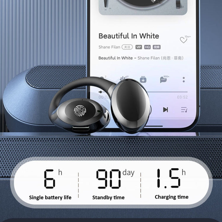 Ear-hook Wireless Earphones OWS Waterproof Touch Control Sports Earbuds