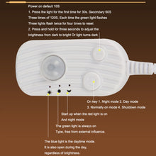 Load image into Gallery viewer, 2m LED Body Sensor Flexible Light Strip Smart Sensor USB Light Strip