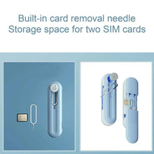 Load image into Gallery viewer, Bluetooth Earphone Cleaning Artifact Phone Dust Removal Tool Multi-Function Cleaning Brush, Sky Blue, Grey