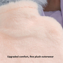 Load image into Gallery viewer, 1L Hot Water Bag Dual Hands Plush Cute Hand Warmer, Black and White Puppy, Brown Bear, Fruit Green Frog, Yellow Duck, Pink Bunny, Consortium, Naughty Cat, Little Brown Bear, Little White Rabbit