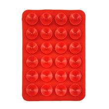 Load image into Gallery viewer, Mobile Phone Silicone 24 Square Shaped Suction Cup Mobile Phone Back Stickers