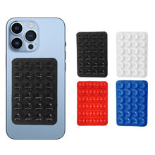Load image into Gallery viewer, Mobile Phone Silicone 24 Square Shaped Suction Cup Mobile Phone Back Stickers