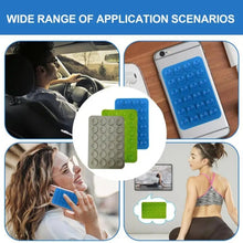 Load image into Gallery viewer, Mobile Phone Silicone 24 Square Shaped Suction Cup Mobile Phone Back Stickers