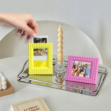 Load image into Gallery viewer, Mini 3-Inch Rivet Vertical Color Celebrity Photo Card Photo Frame