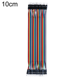 40P DuPont Cable Double-Ended Colorful Wires Wiring Terminal, 10cm, 20cm