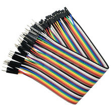 Load image into Gallery viewer, 40P DuPont Cable Double-Ended Colorful Wires Wiring Terminal, 10cm, 20cm