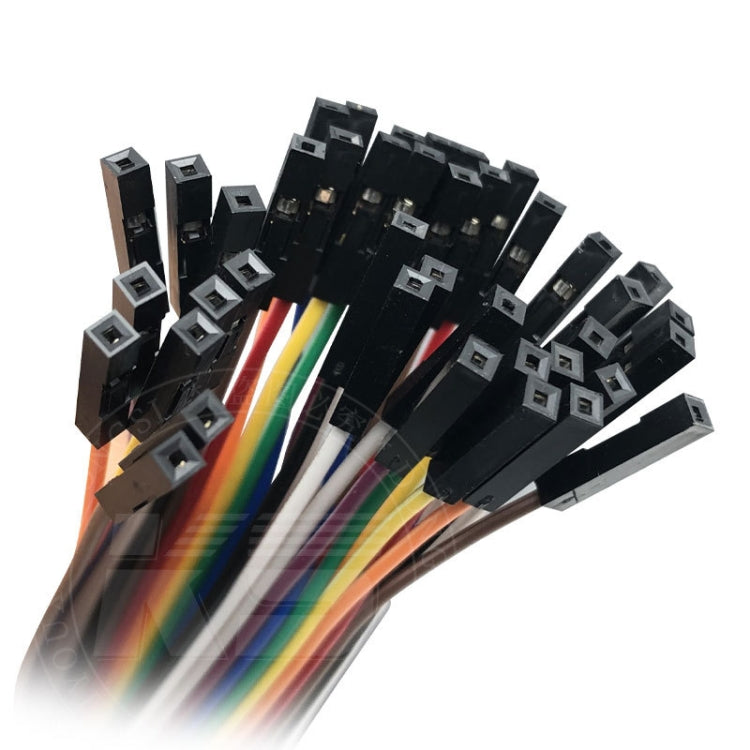 40P DuPont Cable Double-Ended Colorful Wires Wiring Terminal