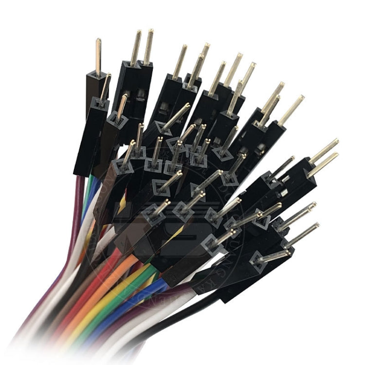 40P DuPont Cable Double-Ended Colorful Wires Wiring Terminal
