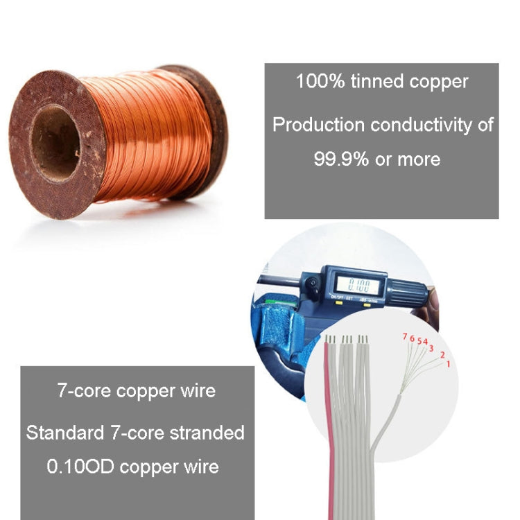 40P DuPont Cable Double-Ended Colorful Wires Wiring Terminal