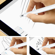 Load image into Gallery viewer, Plastic Stylus With Round Disc Clip Capacitive Pen Cell Phone Stylus
