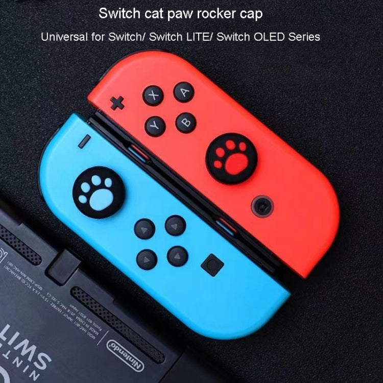 For Switch Joystick Cap Silicone Cats Paw Gamepad Joystick Protective Case