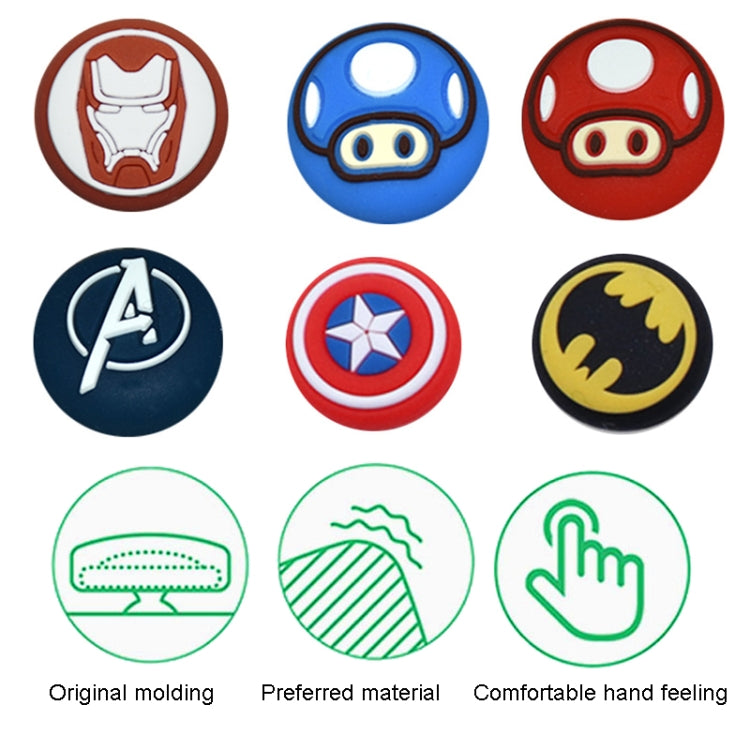 For PS4 / PS5 Controller 3D Rocker Cap Gamepad Rocker Button Silicone Protective Cover