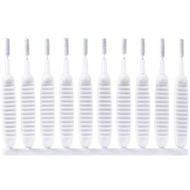 10pcs /Pack Multifunctional Shower Hole Cleaning Brush Anti-Blocking Bath Faucet Washing Tool