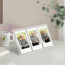 Load image into Gallery viewer, For Polaroid Mini Vertical Three-square PC Transparent Photo Frame