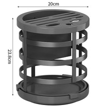 Load image into Gallery viewer, Home Thicken Knife Organizer Chopstick Cylinder Kitchen Drainage Countertop Shelf, Fixed (White), Fixed (Black), Fixed (Creamy), Rotary (White), Rotary (Black), Rotary (Creamy)