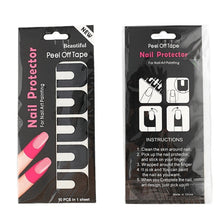 Load image into Gallery viewer, 10pcs /Pack Nail Art Nail Polish Anti-Spill U-Shape Stickers
