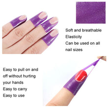 Load image into Gallery viewer, 10pcs /Pack Nail Art Nail Polish Anti-Spill U-Shape Stickers
