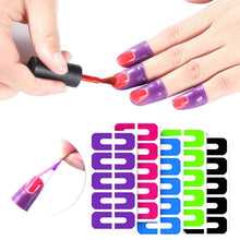 Load image into Gallery viewer, 10pcs /Pack Nail Art Nail Polish Anti-Spill U-Shape Stickers