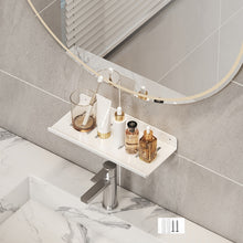 Load image into Gallery viewer, Faucet Rack Home Bathroom Vanity Shelf No Hole Storage Shelf, 30cm (White), 40cm (White), 50cm (White), 30cm (Black), 40cm (Black), 50cm (Black), 30cm (Gray), 40cm (Gray), 50cm (Gray), 50cm U-shaped (White), 50cm U-shaped (Black), 50cm U-shaped (Gray)