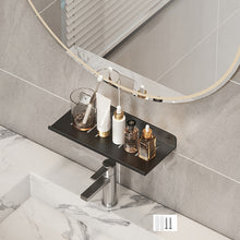Load image into Gallery viewer, Faucet Rack Home Bathroom Vanity Shelf No Hole Storage Shelf, 30cm (White), 40cm (White), 50cm (White), 30cm (Black), 40cm (Black), 50cm (Black), 30cm (Gray), 40cm (Gray), 50cm (Gray), 50cm U-shaped (White), 50cm U-shaped (Black), 50cm U-shaped (Gray)