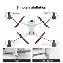 Load image into Gallery viewer, Drone Propeller Blades 6030F Props Replacement Parts, For DJI Mini 4 Pro 2pairs, For DJI Mini 4 Pro 4pairs