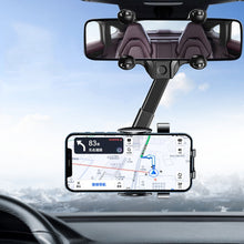Load image into Gallery viewer, Car Rearview Mirror Mobile Phone Holder Multifunctional AR Navigation Support Bracket